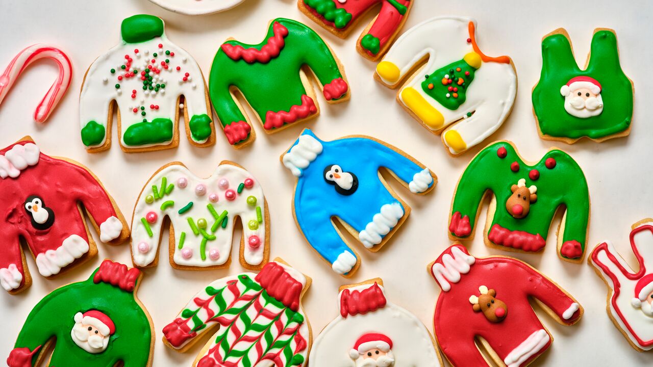 16 ugly sweater cookies hotsell